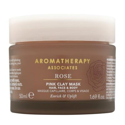 Bath, Body, Shower Aromatherapy Associates  | Travel Rose Pink Clay Mask